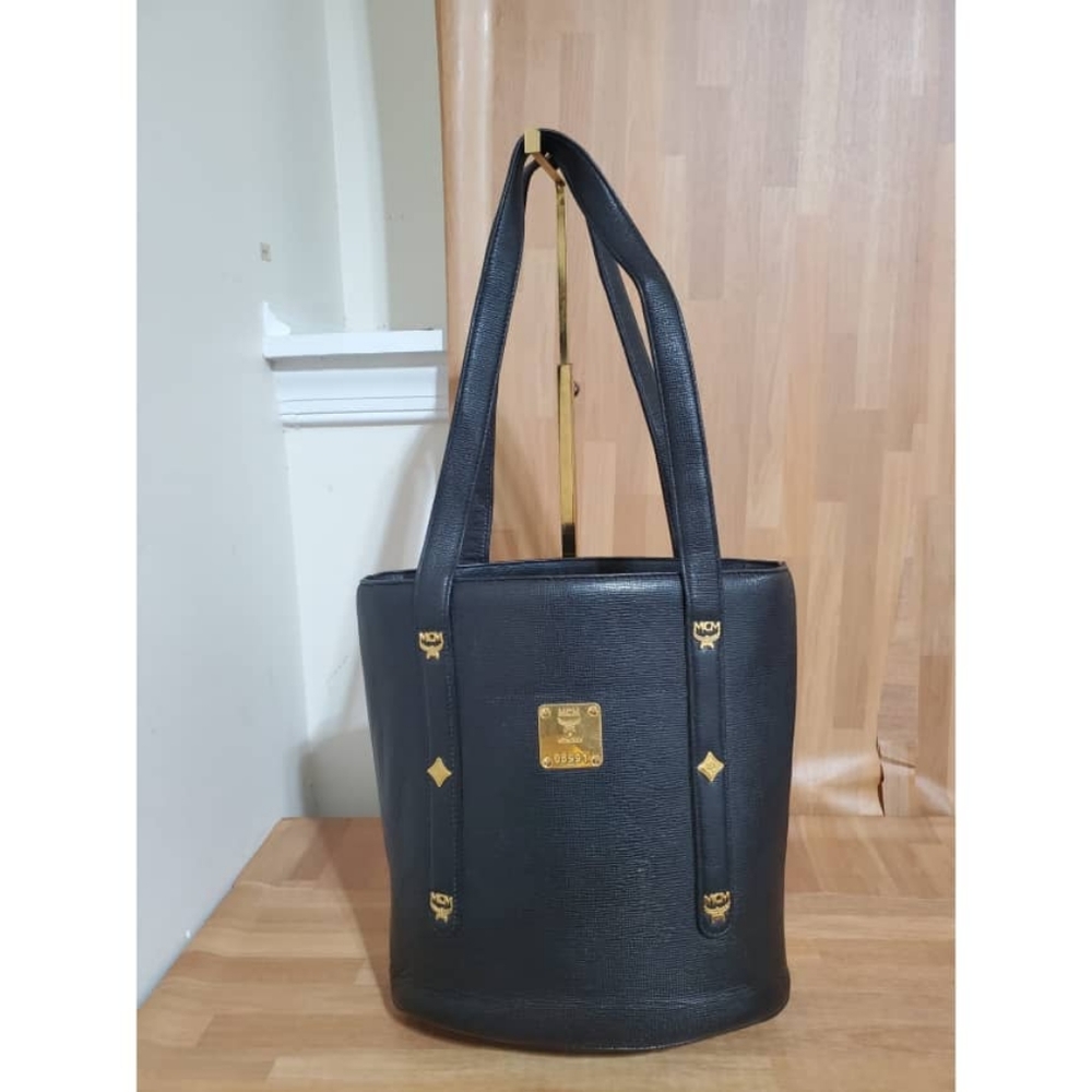 Authentic MCM Small Leather Tote Bag